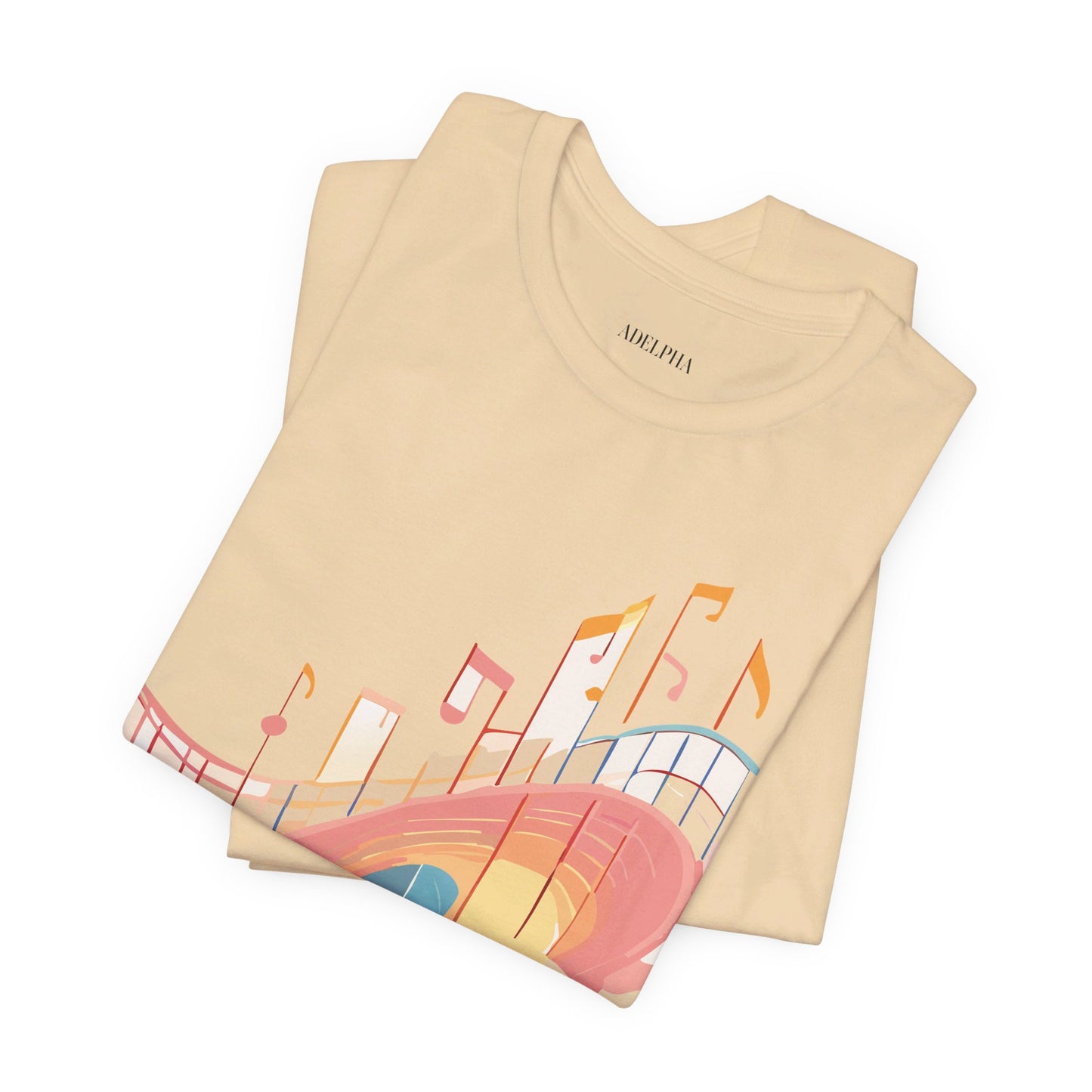 T-shirt en coton naturel - Collection Musique