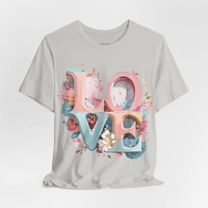 Natural Cotton Tee Shirt - Love story Collection Printify