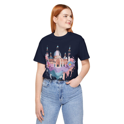 Natural Cotton Tee Shirt - Beautiful Places Collection - Venice Printify