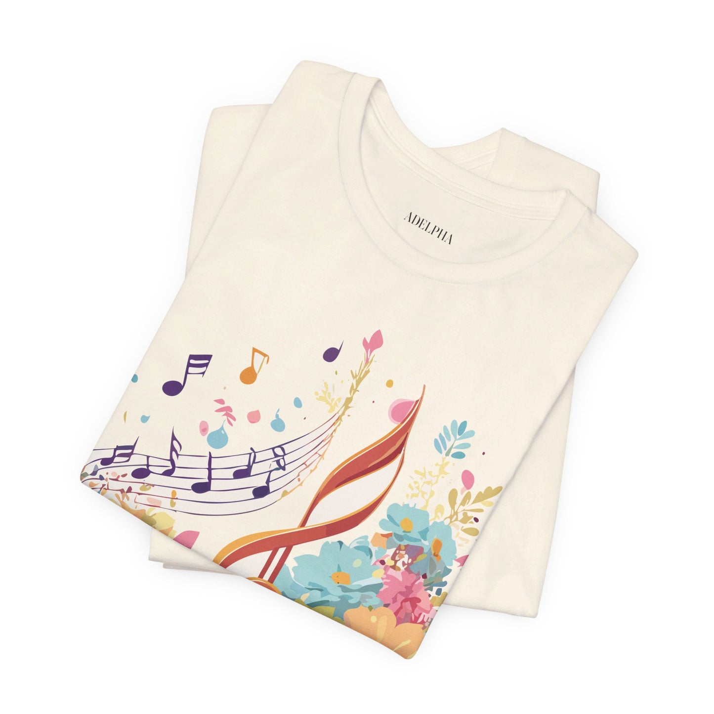 T-shirt en coton naturel - Collection Musique