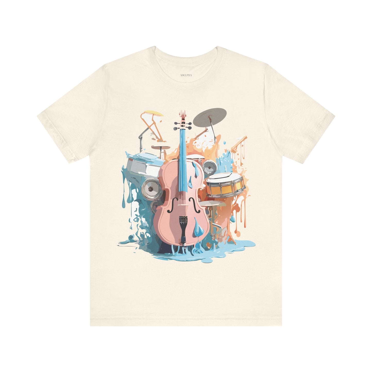 Natural Cotton Tee Shirt - Music collection