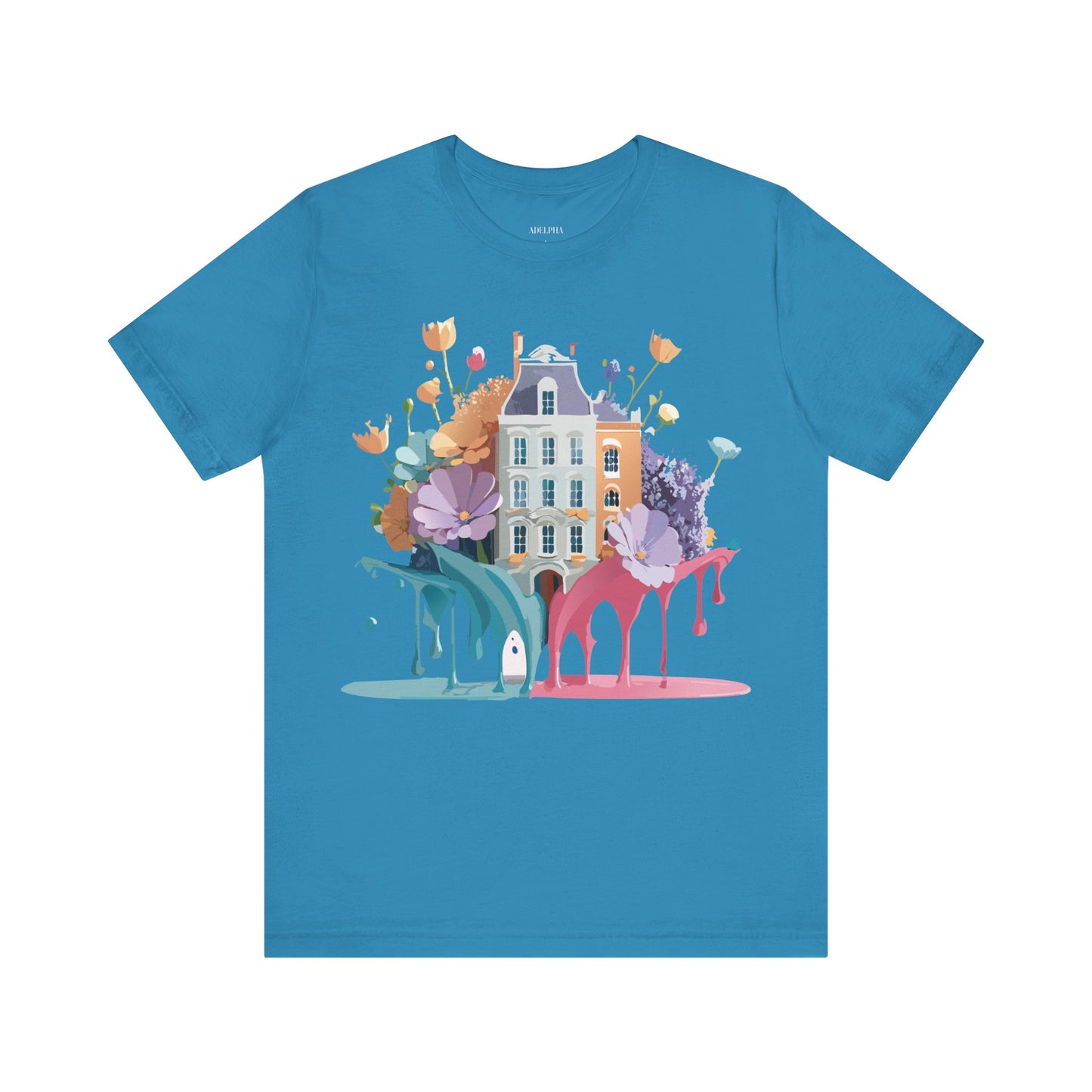 Natural Cotton Tee Shirt - Beautiful Places Collection - Amsterdam