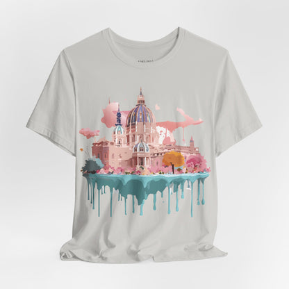 Natural Cotton Tee Shirt - Beautiful Places Collection - Vienna Printify
