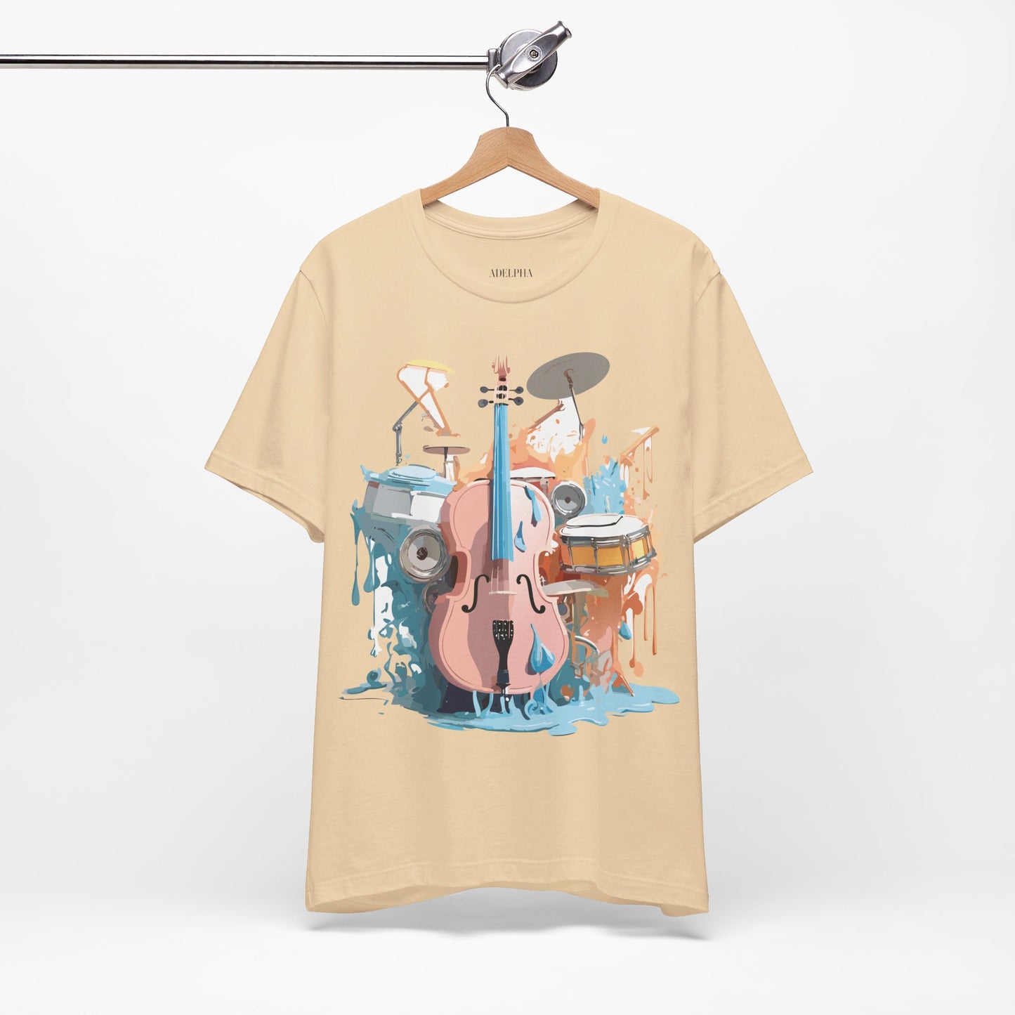 Natural Cotton Tee Shirt - Music collection