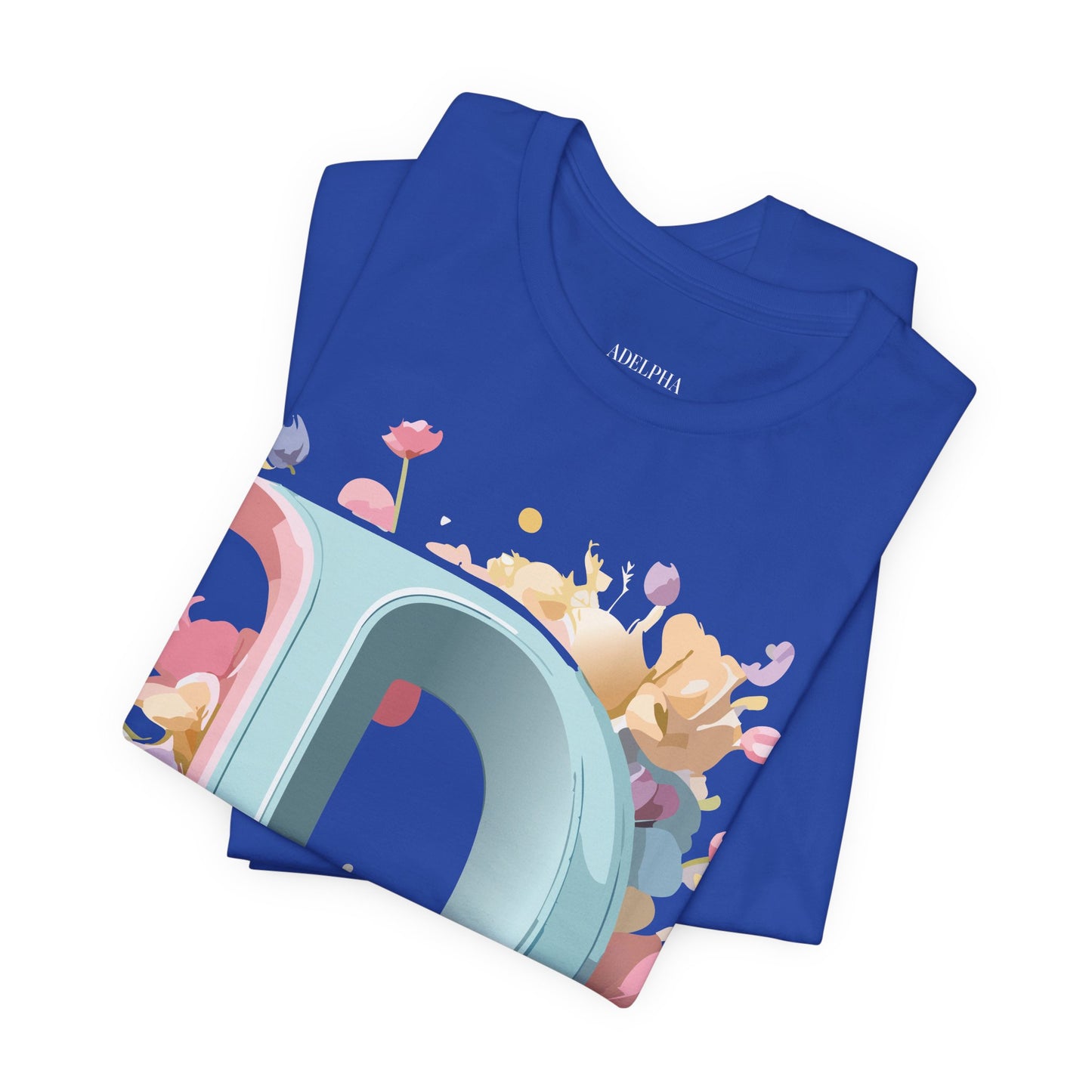 Natural Cotton Tee Shirt - Letters Collection - D