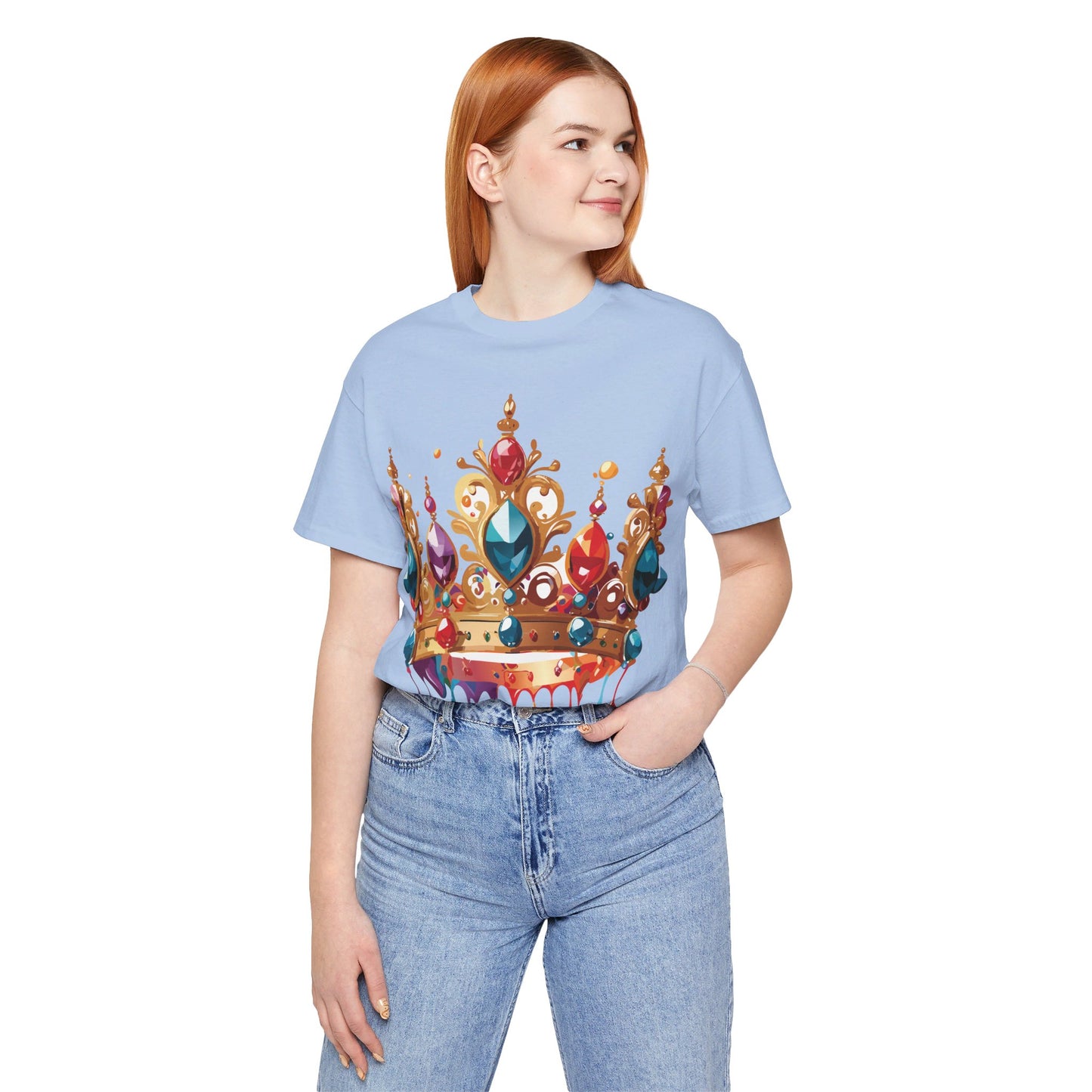 T-Shirt aus natürlicher Baumwolle – Queen Collection