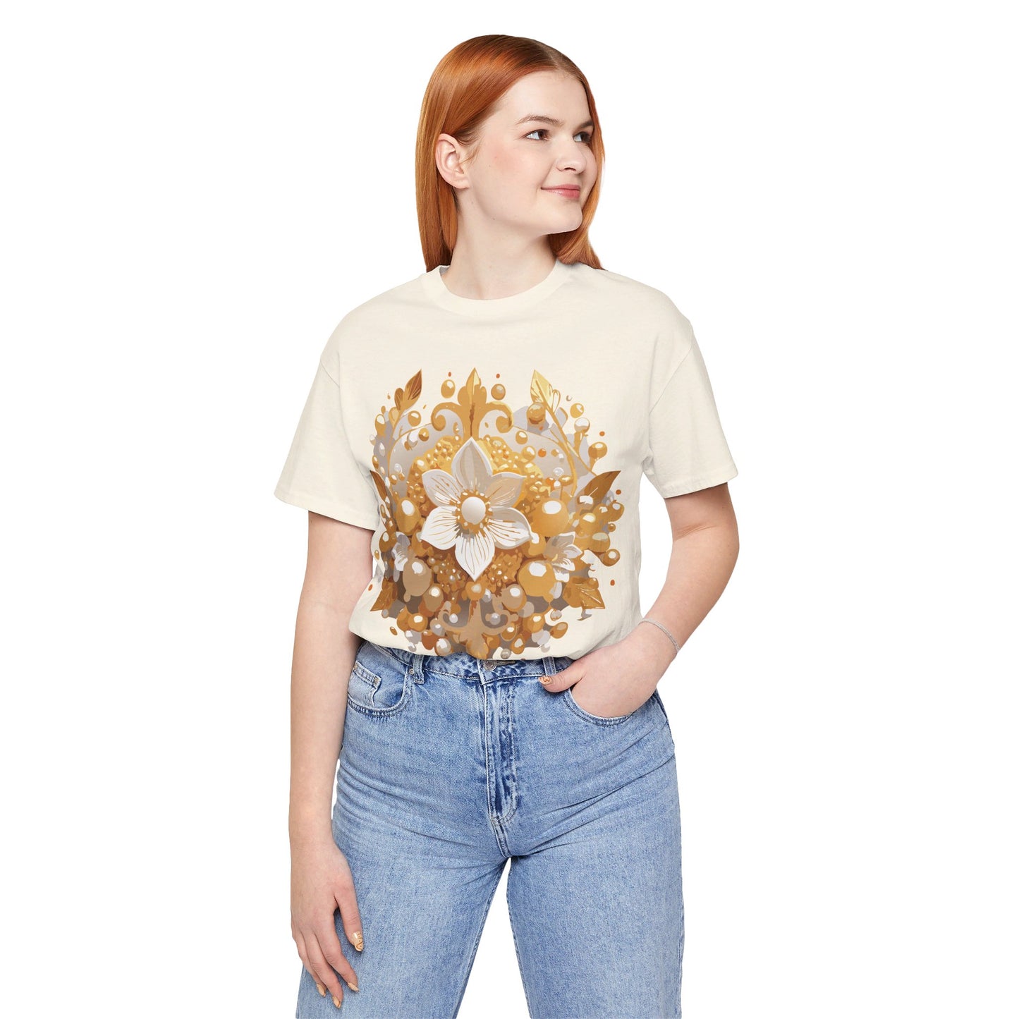 T-Shirt aus natürlicher Baumwolle – Queen Collection