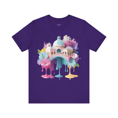 Natural Cotton Tee Shirt - Beautiful Places Collection - Venice Printify