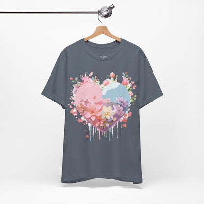 Natural Cotton Tee Shirt - Love Story Collection Printify