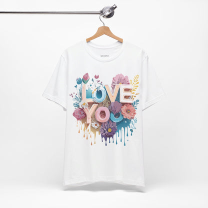 Natural Cotton Tee Shirt - Love story Collection Printify
