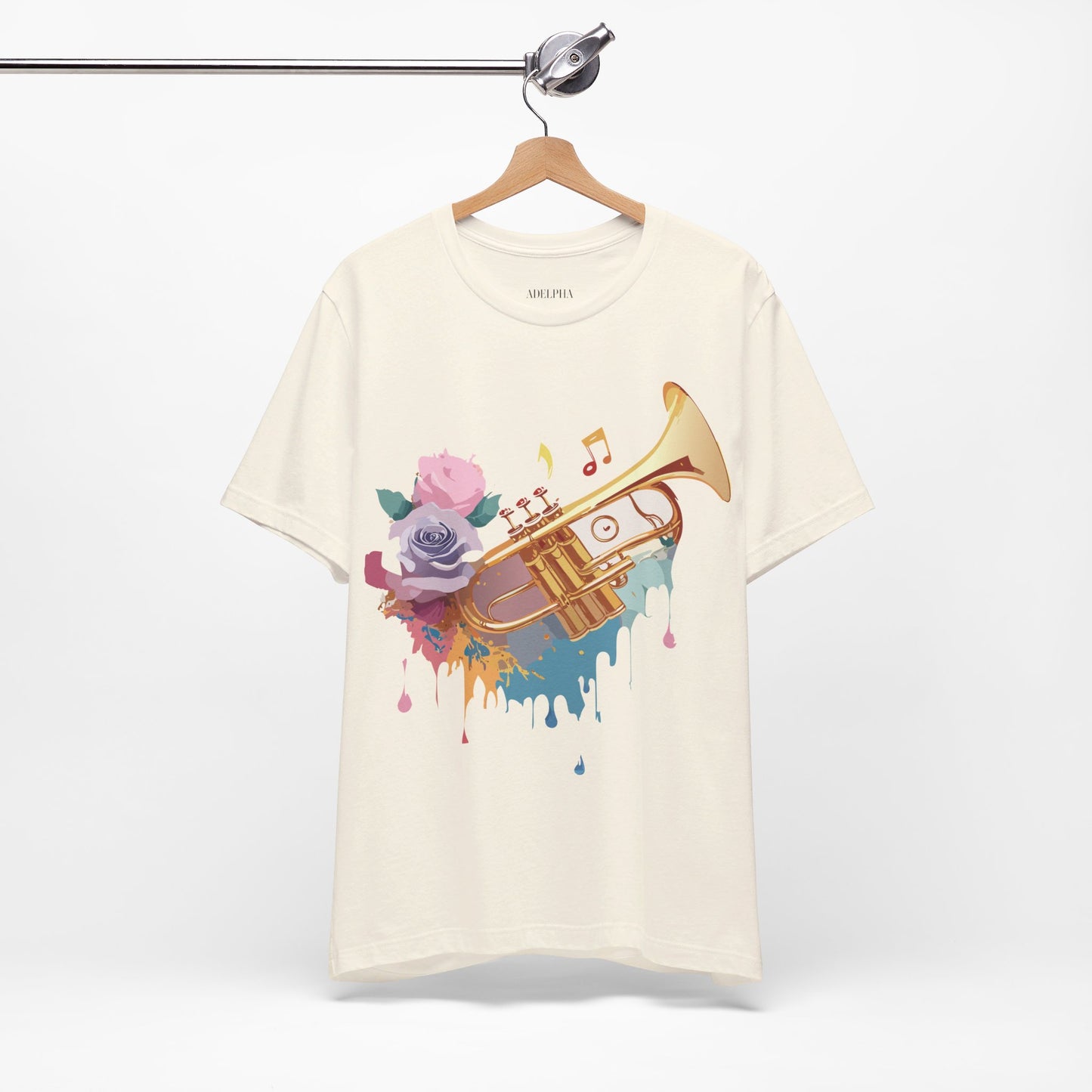 T-Shirt aus natürlicher Baumwolle – Musikkollektion