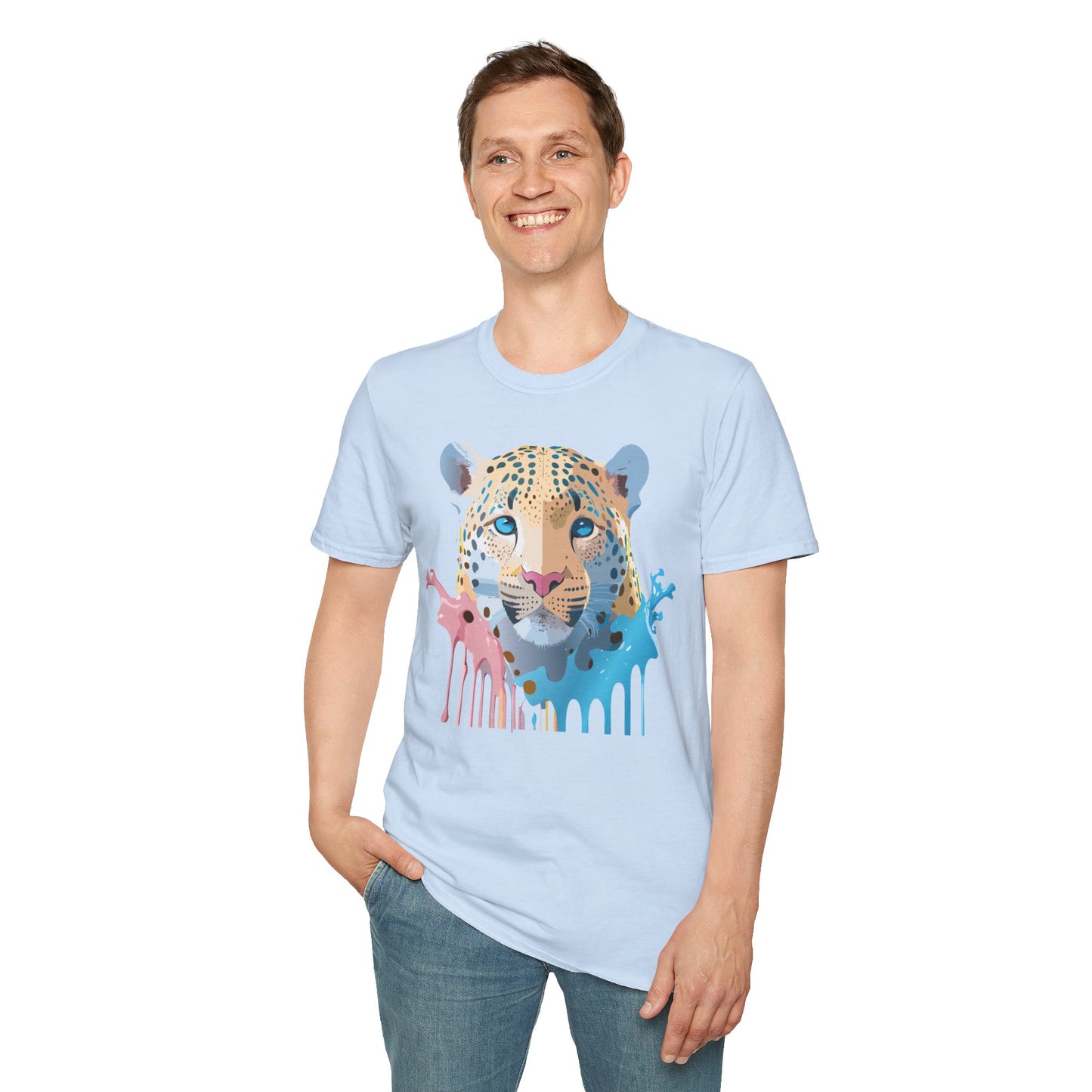 Cheetah Shirt, Shirt with Cheetah, Cheetah Tee, Shirt with Animals