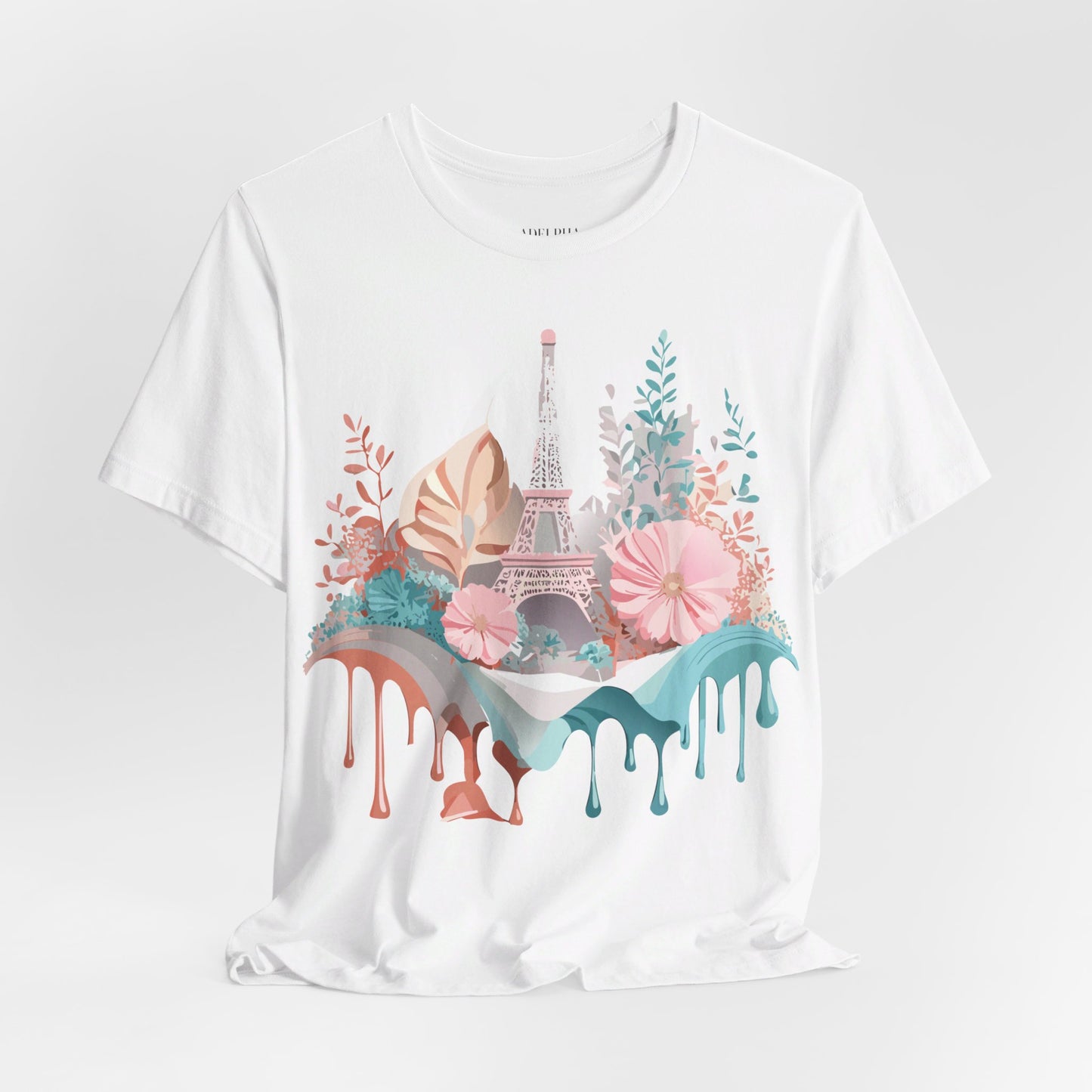 Natural Cotton Tee Shirt - Beautiful Places Collection - Paris