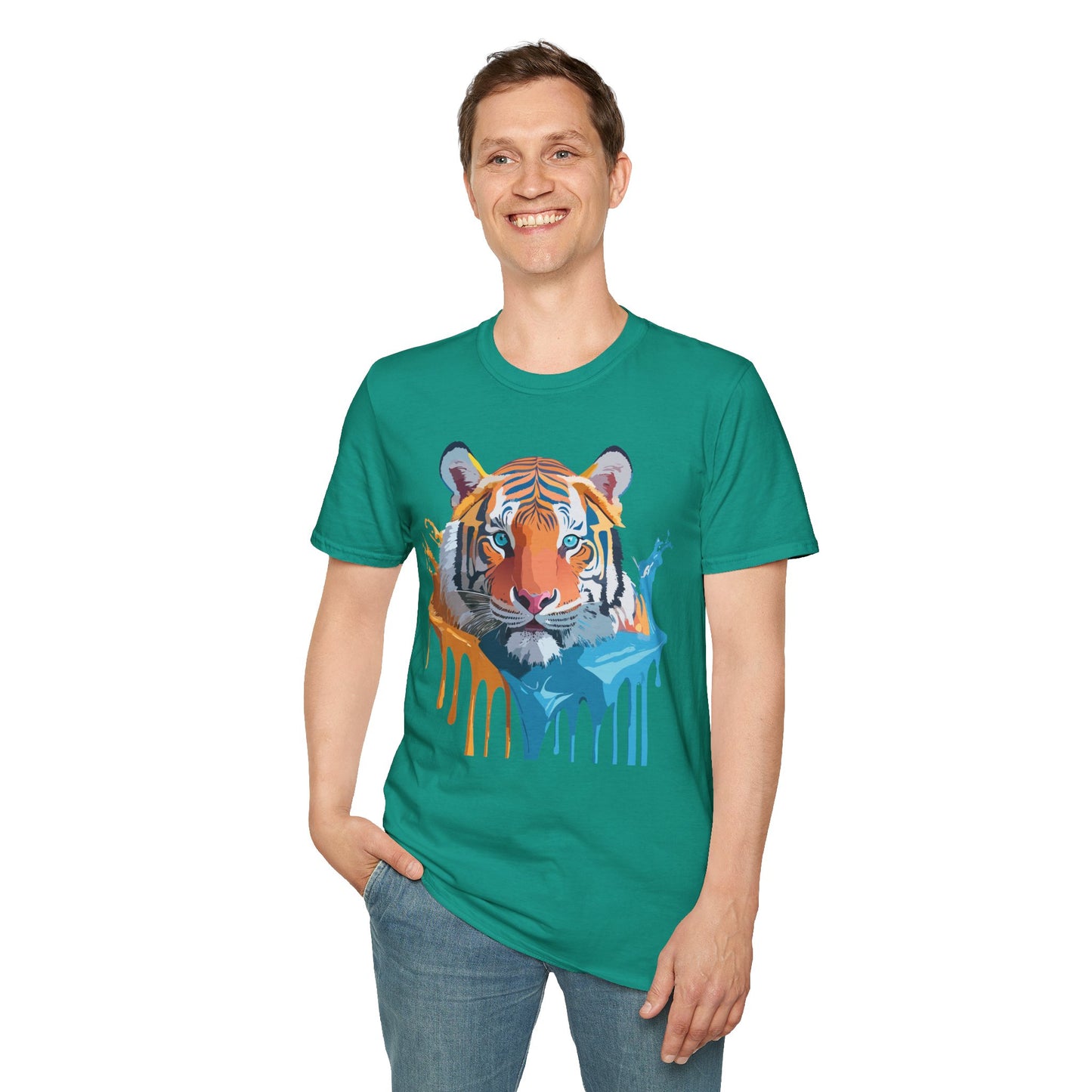 Tiger Shirt, Shirt with Tiger, Animal Tee, Shirt with Animals