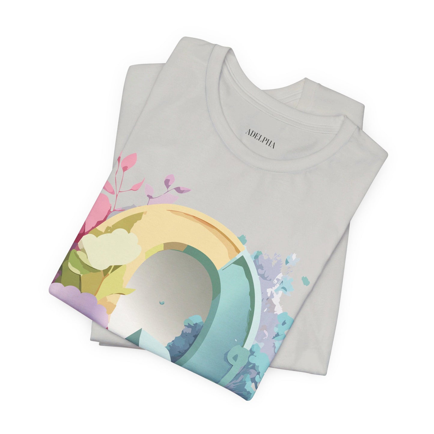 T-shirt en coton naturel - Collection Lettres - Q