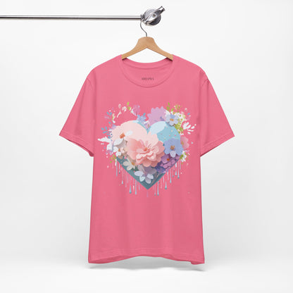 Natural Cotton Tee Shirt - Love story Collection Printify