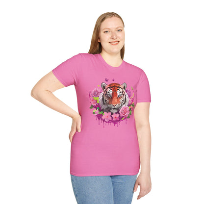 Tiger Shirt Unisex Tee Gildan Softstyle 64000 Ring Spun Cotton
