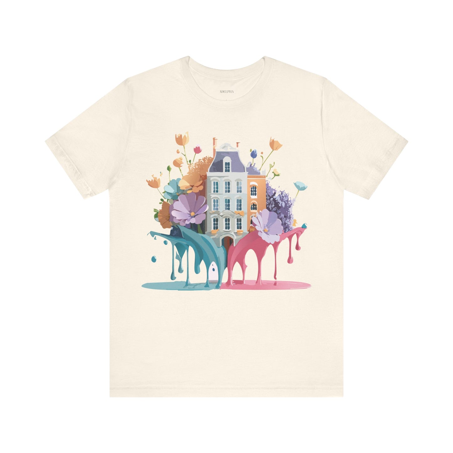 Natural Cotton Tee Shirt - Beautiful Places Collection - Amsterdam