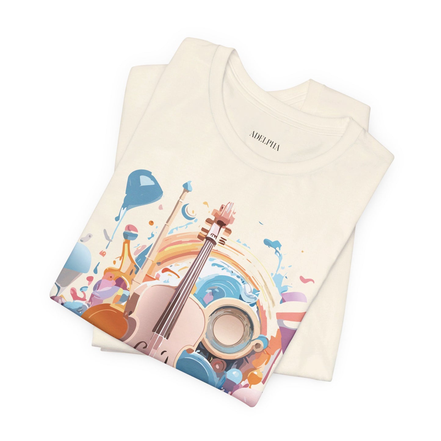 Natural Cotton Tee Shirt - Music collection