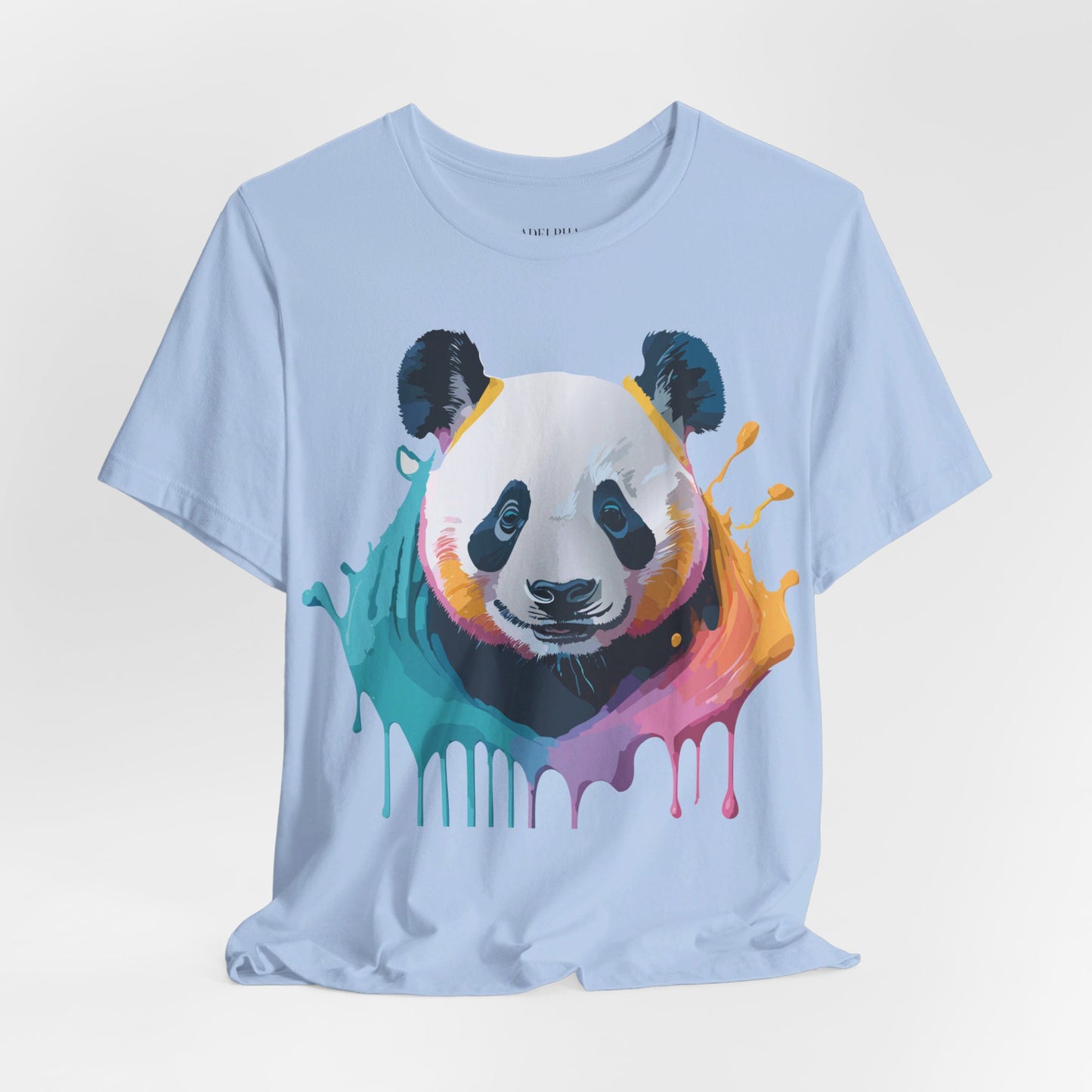 T-Shirt aus natürlicher Baumwolle mit Panda