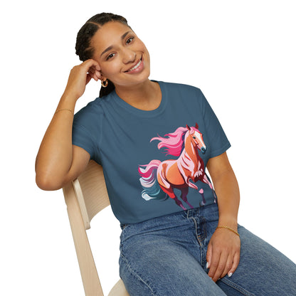 Horse Shirt Gildan Softstyle Tee Unisex 100 Percent Ring Spun Cotton