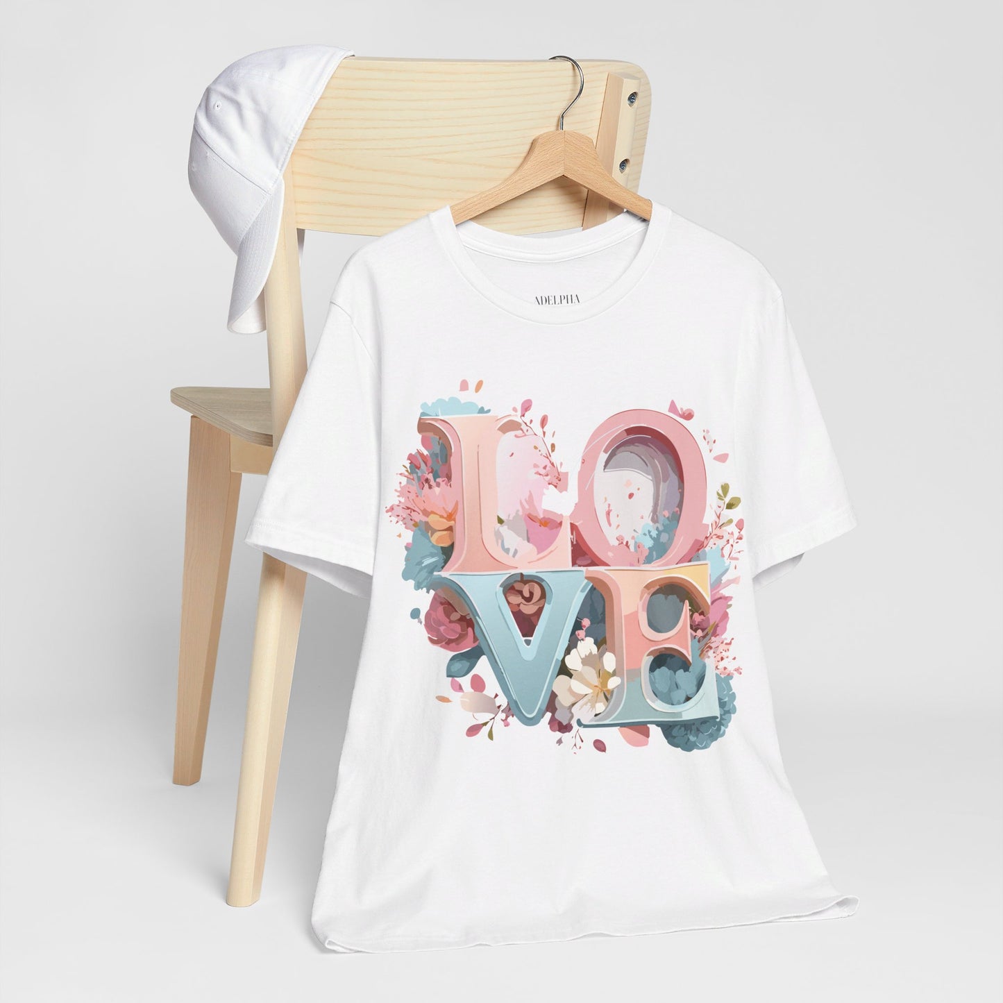 Natural Cotton Tee Shirt - Love story Collection