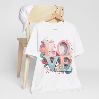 Natural Cotton Tee Shirt - Love story Collection Printify