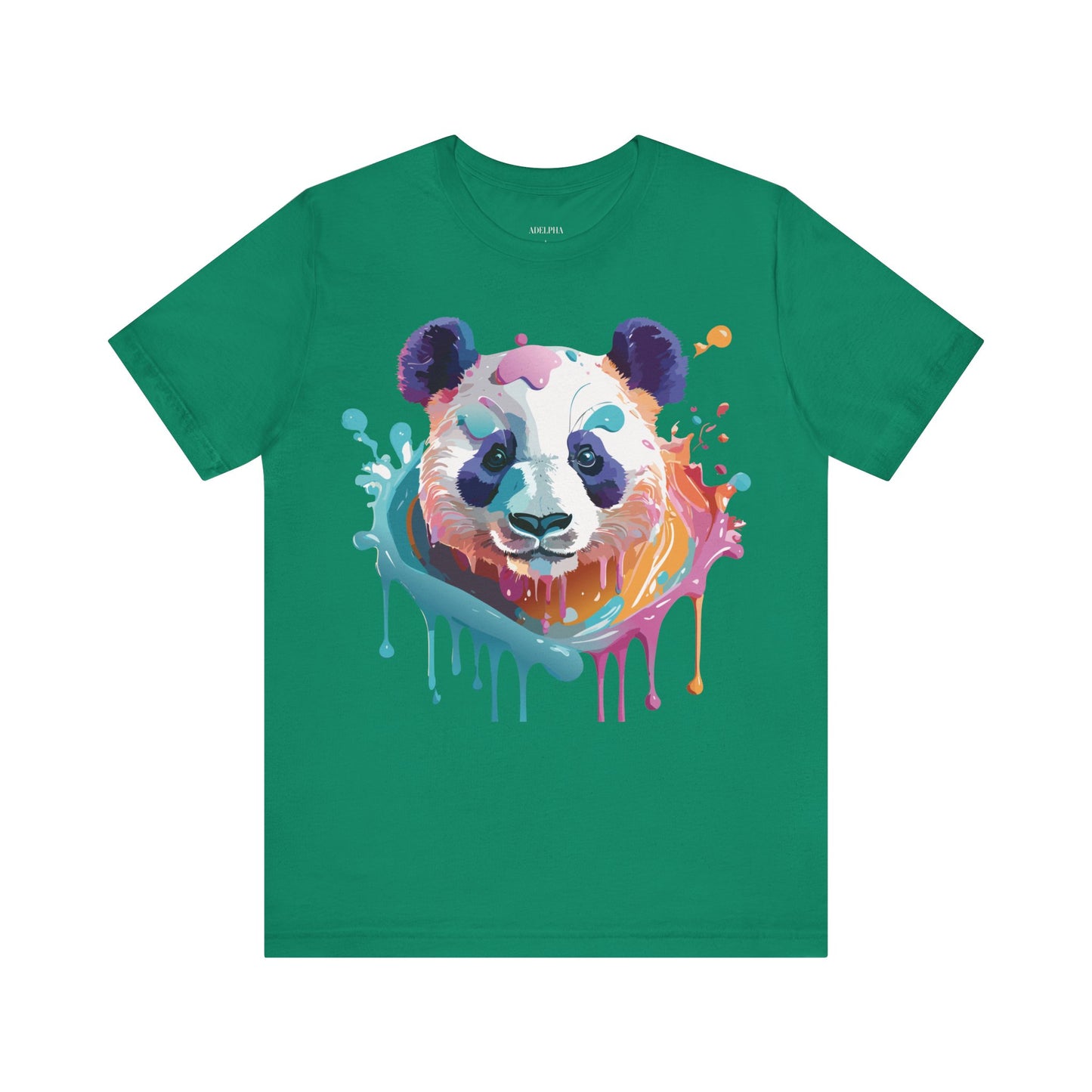 T-Shirt aus natürlicher Baumwolle mit Panda