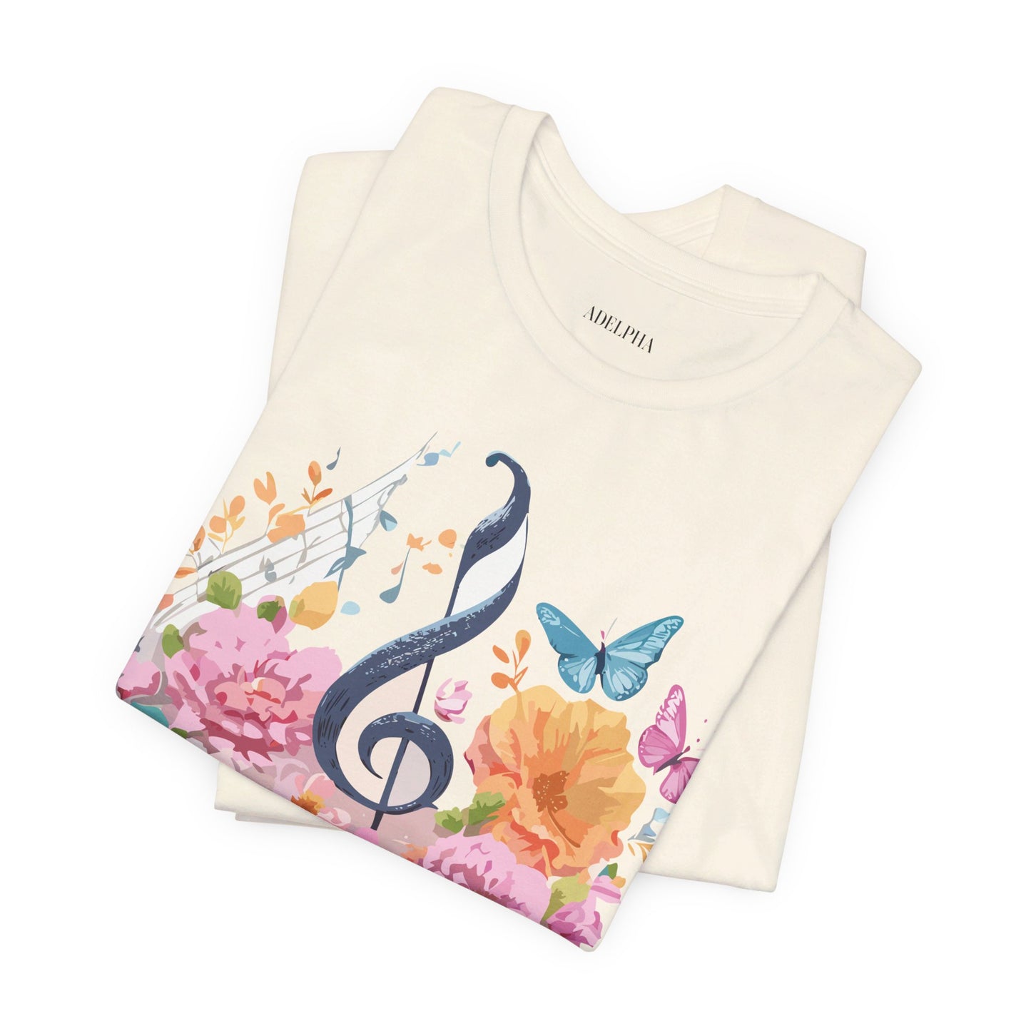 T-shirt en coton naturel - Collection Musique