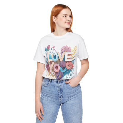 Natural Cotton Tee Shirt - Love story Collection Printify