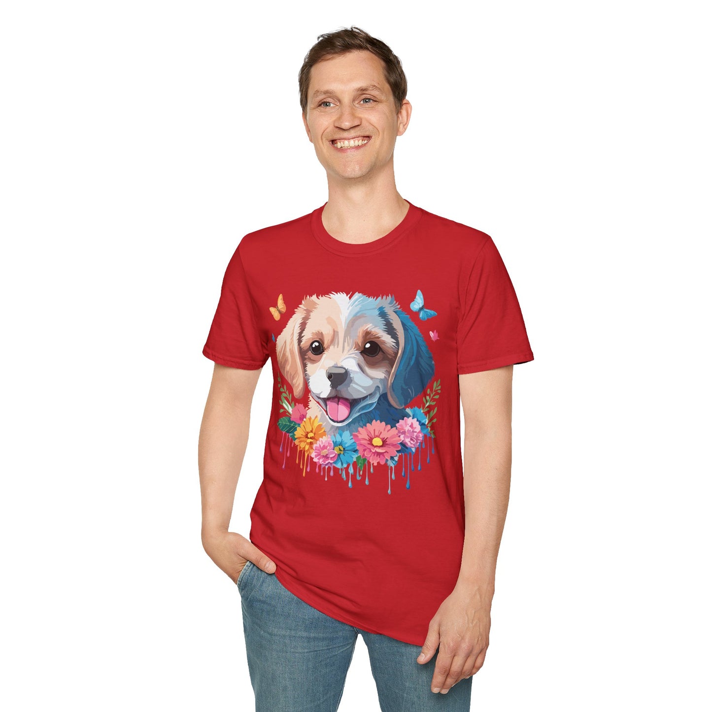 Dog Shirt, Shirt with Dog, Animal Tee, Shirt with Animals