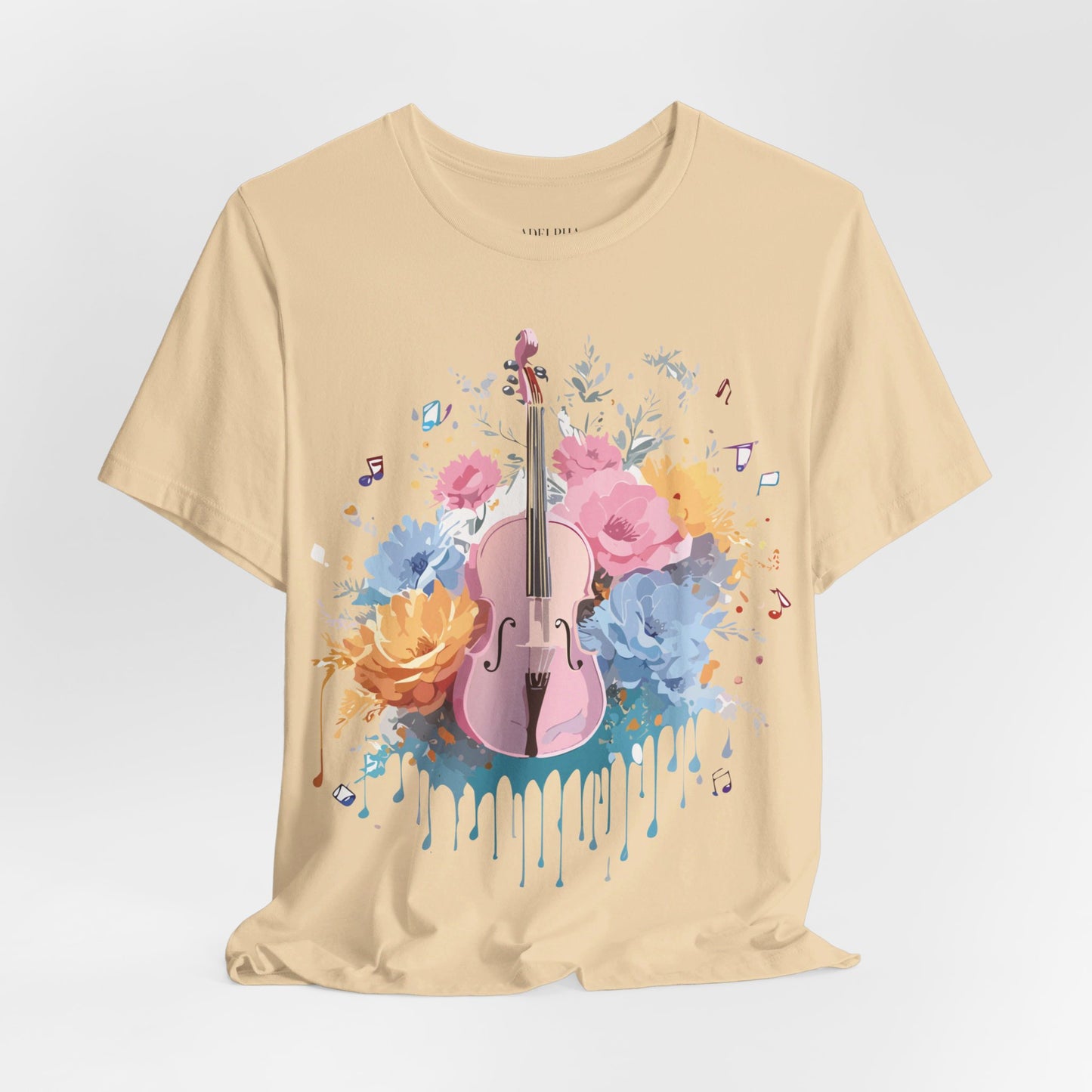 Natural Cotton Tee Shirt - Music collection