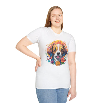Dog Shirt Unisex Animal Tee Gildan 64000 Softstyle Ring Spun Cotton