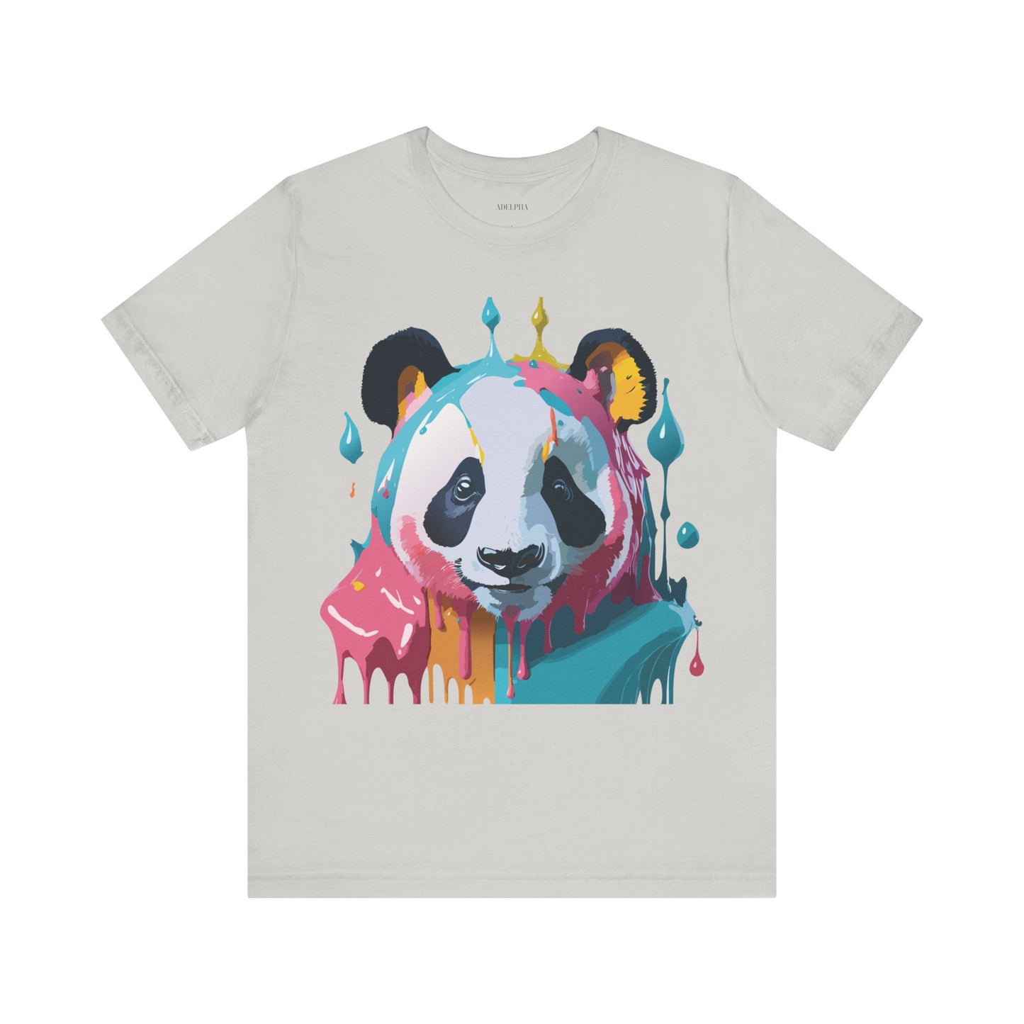 T-Shirt aus natürlicher Baumwolle mit Panda