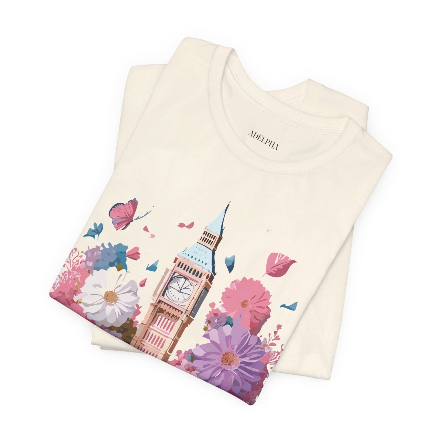 Natural Cotton Tee Shirt - Beautiful Places Collection - London