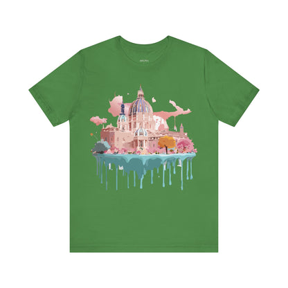 Natural Cotton Tee Shirt - Beautiful Places Collection - Vienna Printify
