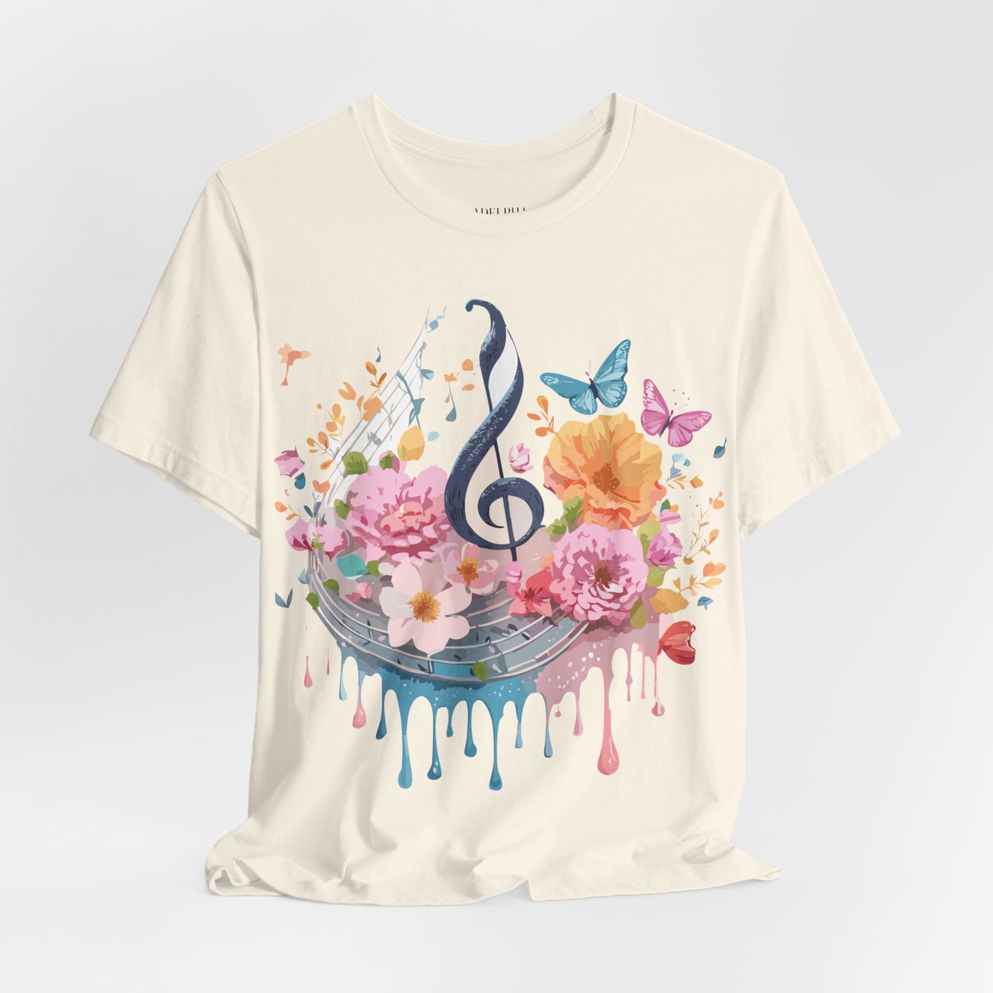 T-shirt en coton naturel - Collection Musique