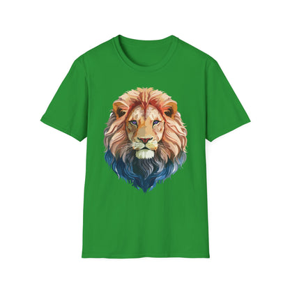 Lion Shirt Unisex Animal Tee Ring Spun Cotton Softstyle Tee Gildan