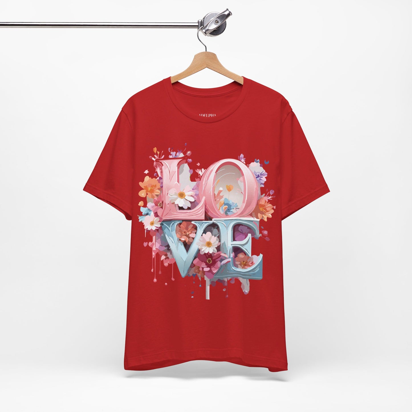 T-Shirt aus natürlicher Baumwolle – Love Story Collection