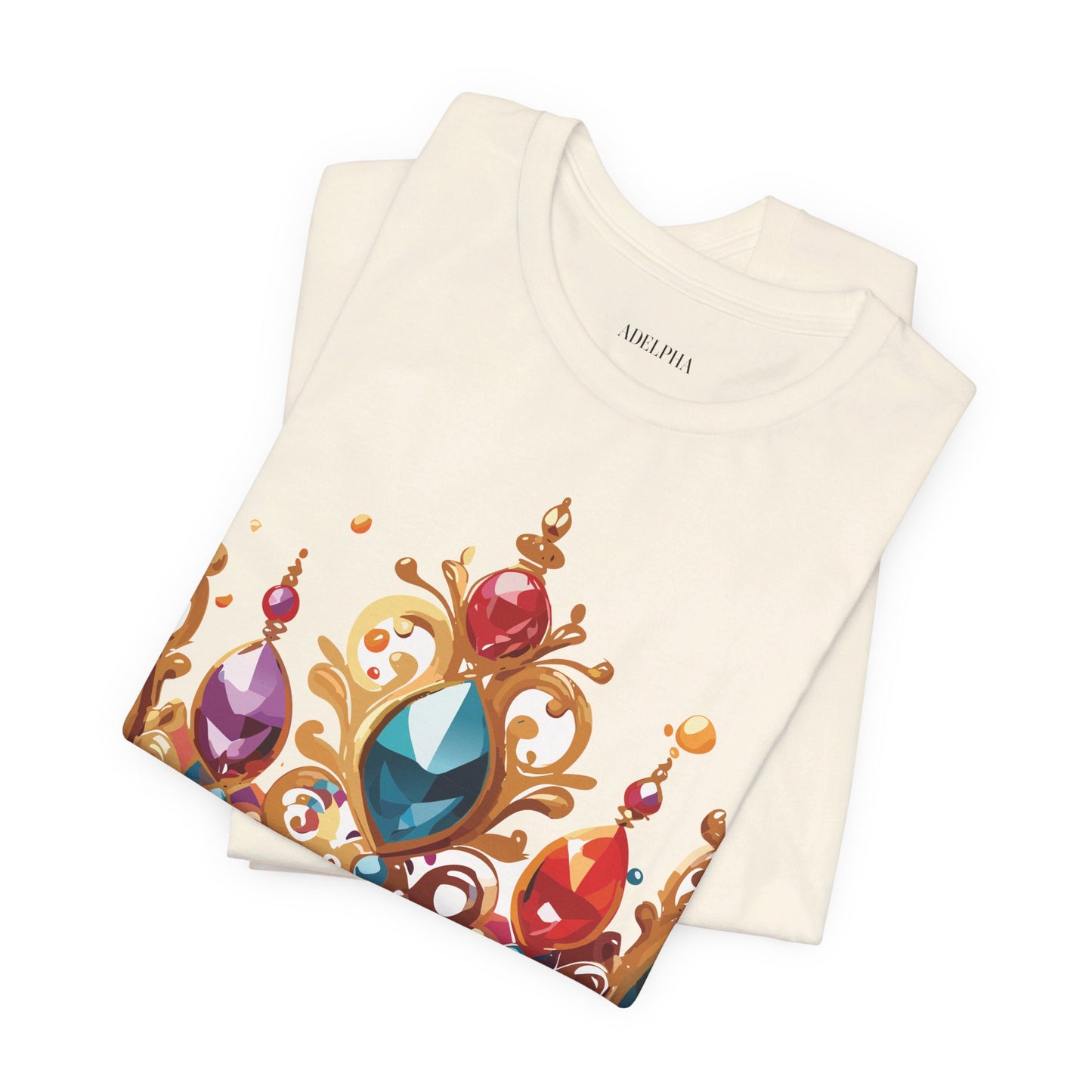 T-Shirt aus natürlicher Baumwolle – Queen Collection