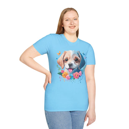Dog Shirt Unisex Softstyle Tee Gildan 64000 100 Percent Ring Spun Cotton