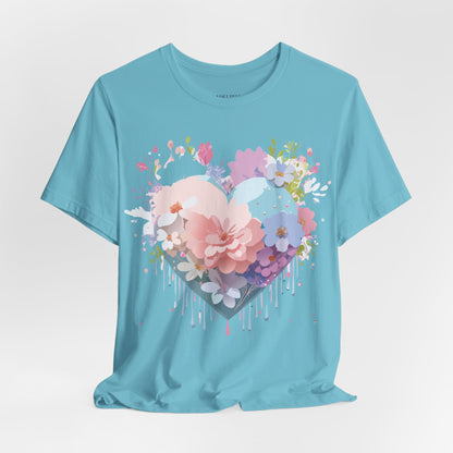Natural Cotton Tee Shirt - Love story Collection Printify
