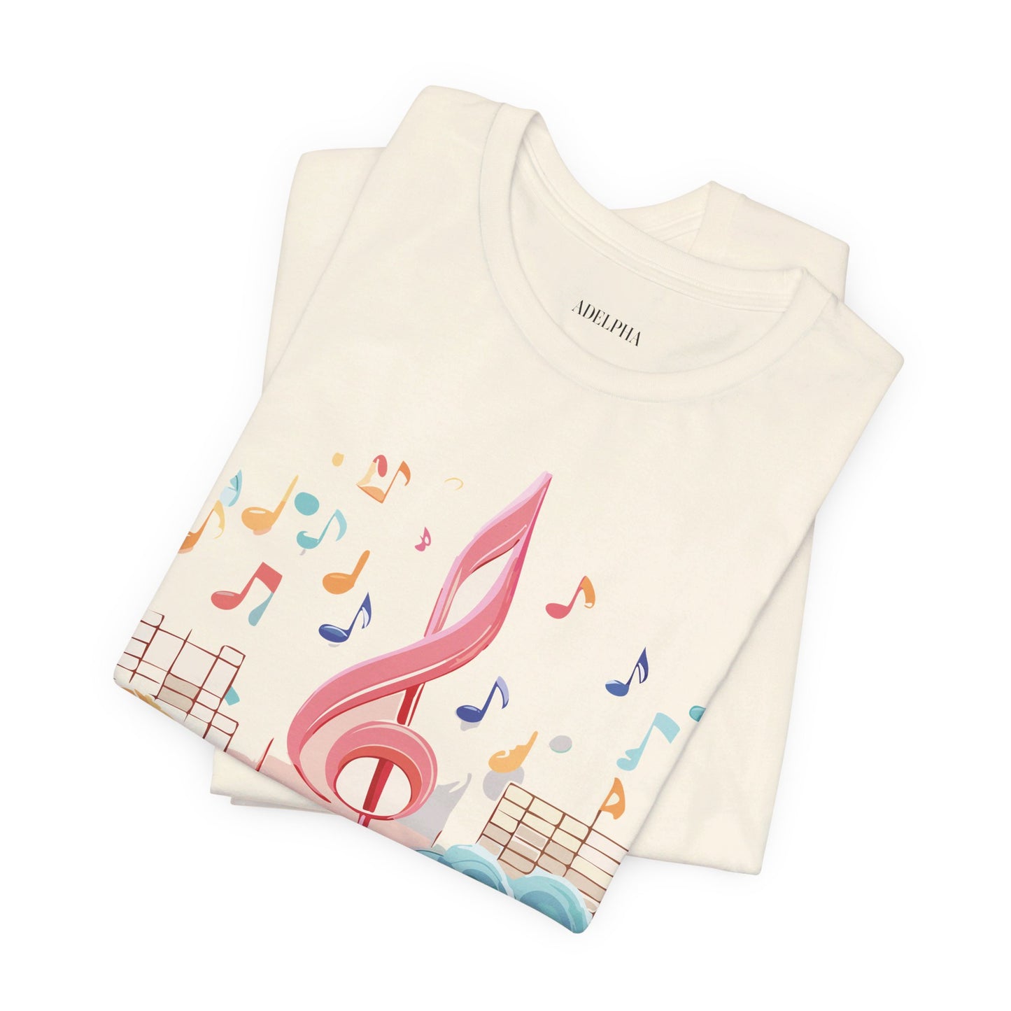 T-shirt en coton naturel - Collection Musique