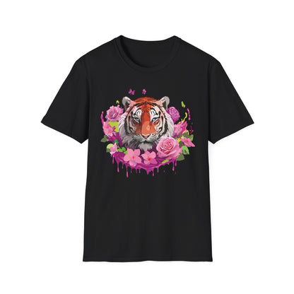 Tiger Shirt Unisex Tee Gildan Softstyle 64000 Ring Spun Cotton