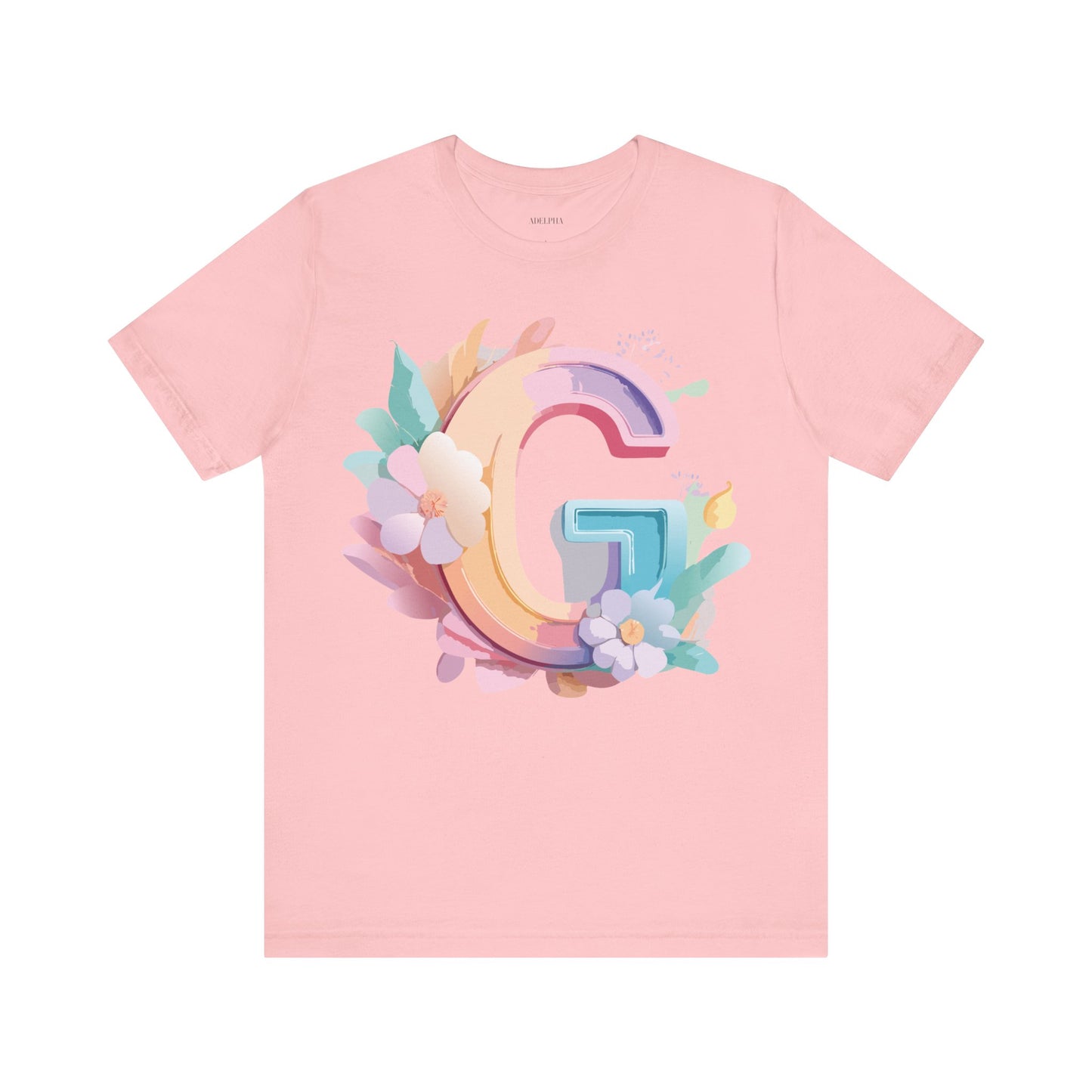 Natural Cotton Tee Shirt - Letters Collection - G