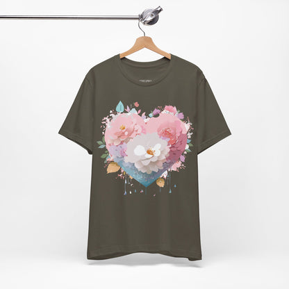 Natural Cotton Tee Shirt - Love Story Collection Printify