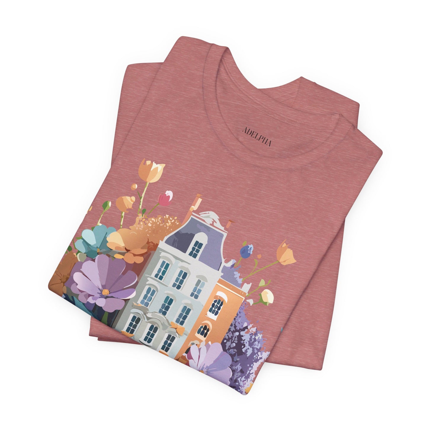 Natural Cotton Tee Shirt - Beautiful Places Collection - Amsterdam