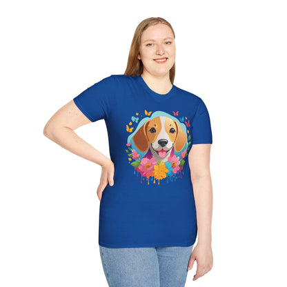 Dog Shirt Unisex Animal Tee Softstyle Cotton Comfort Everyday Wear