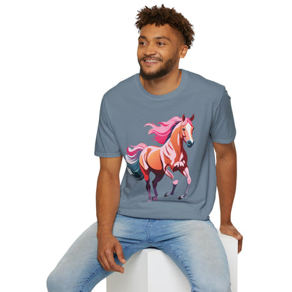 Horse Shirt Gildan Softstyle Tee Unisex 100 Percent Ring Spun Cotton