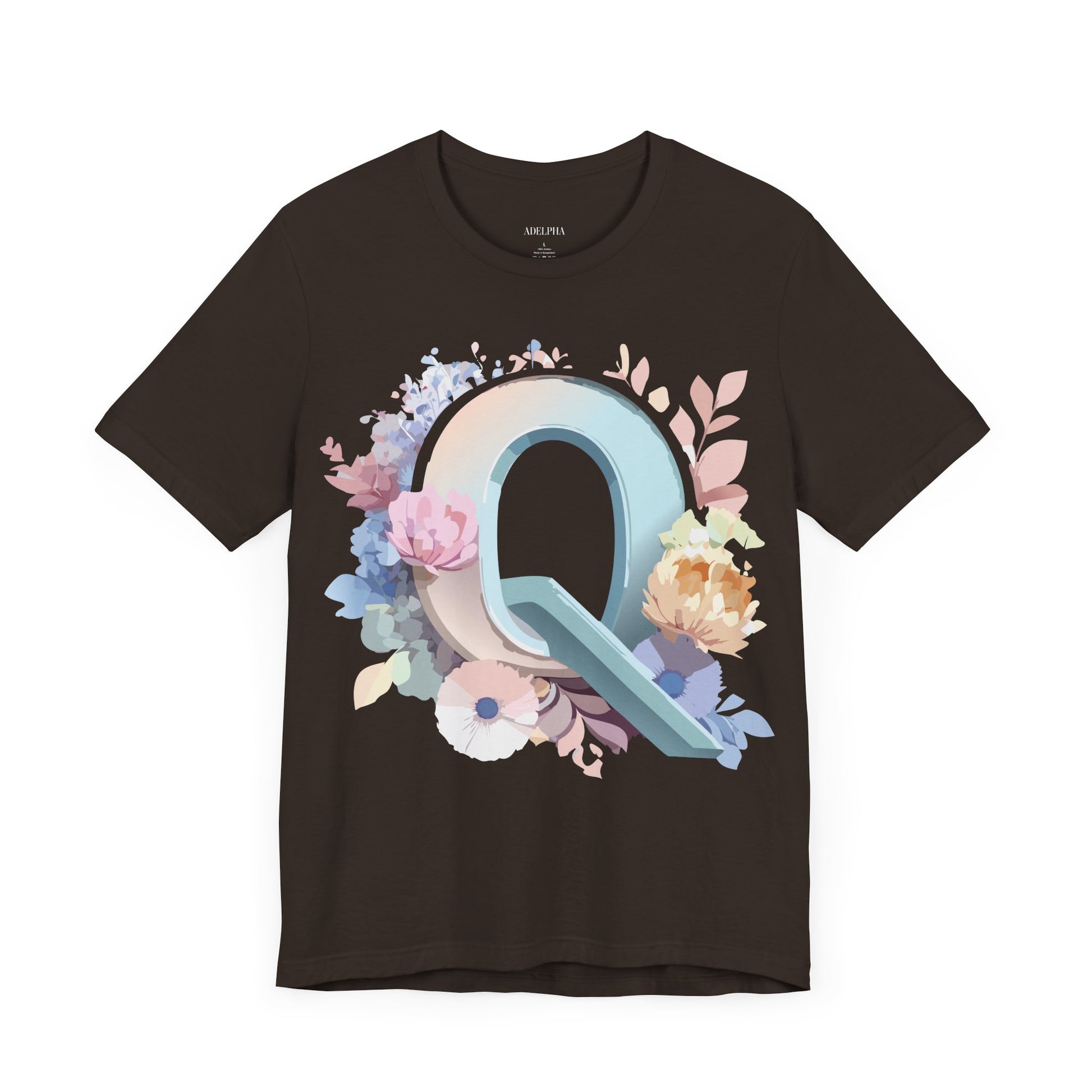 Letter Shirt, Letter Q Shirt - ADELPHA
